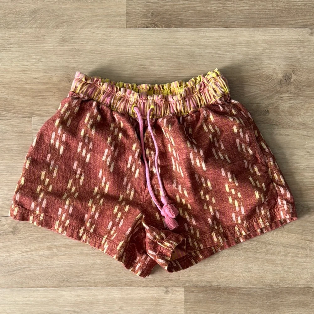 Aerie Boho Printed Pull On Shirts sz S - Picture 2 of 9